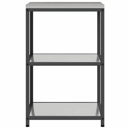 Kitchen Storage HATTEM Silver 60 x 50 x 92 cm Steel