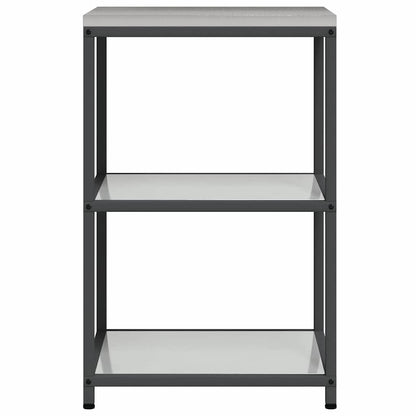 Kitchen Storage HATTEM Silver 60 x 50 x 92 cm Steel