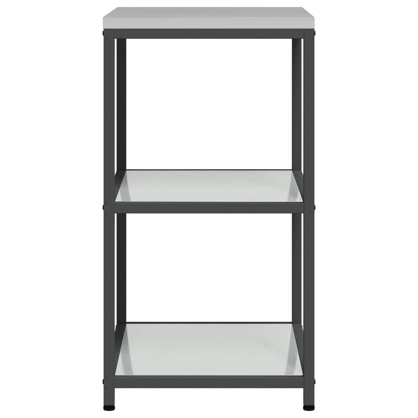 Kitchen Storage HATTEM Silver 60 x 50 x 92 cm Steel