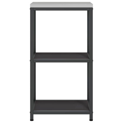 Kitchen Storage HATTEM Black 40 x 50 x 92 cm Steel