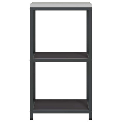 Kitchen Storage HATTEM Black 40 x 50 x 92 cm Steel