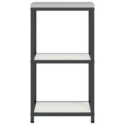 Kitchen Storage with Shelf White 40 x 50 x 92 cm Steel