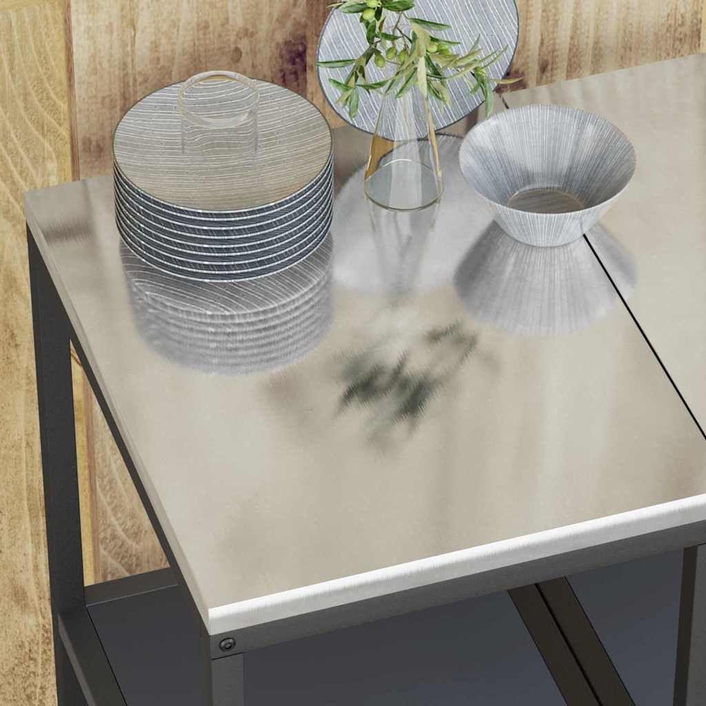 Kitchen Storage HATTEM Anthracite 40 x 50 x 92 cm Steel
