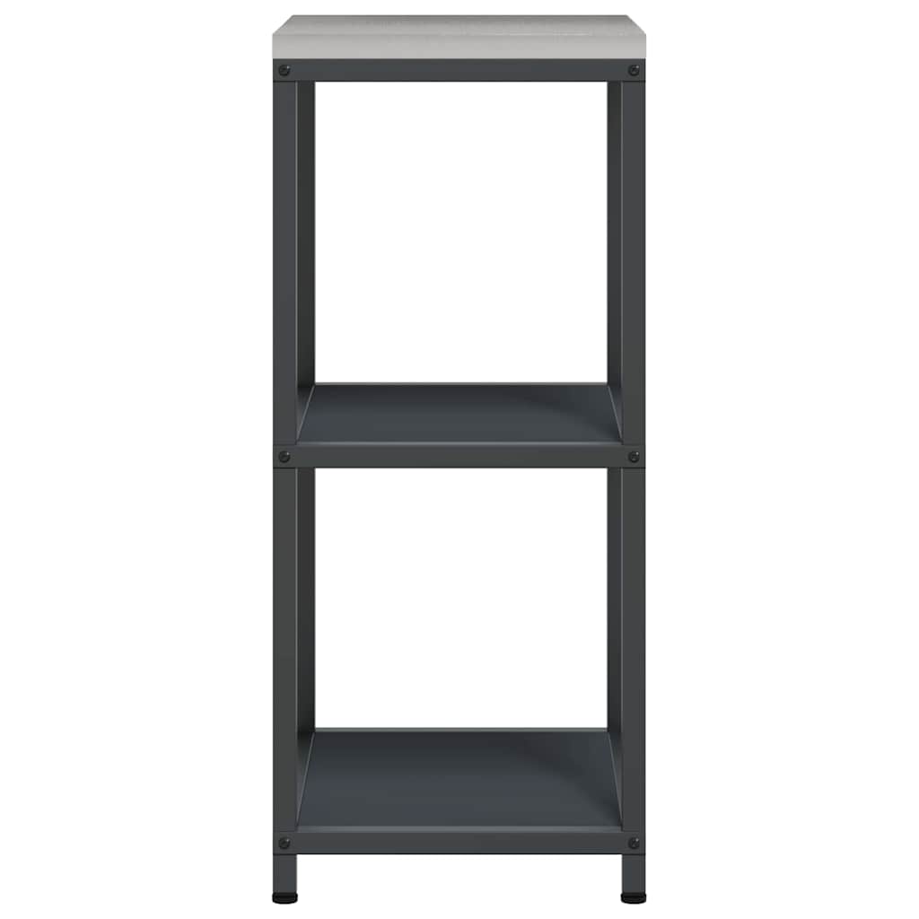 Kitchen Storage HATTEM Anthracite 40 x 50 x 92 cm Steel