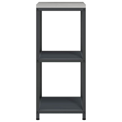 Kitchen Storage HATTEM Anthracite 40 x 50 x 92 cm Steel