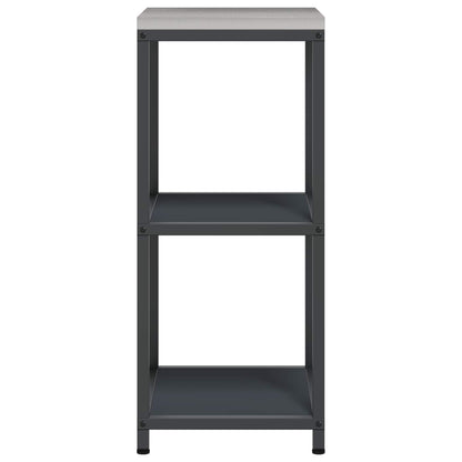 Kitchen Storage HATTEM Anthracite 40 x 50 x 92 cm Steel