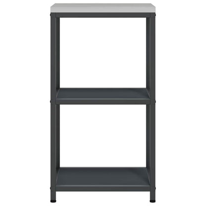 Kitchen Storage HATTEM Anthracite 40 x 50 x 92 cm Steel