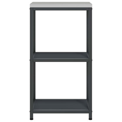 Kitchen Storage HATTEM Anthracite 40 x 50 x 92 cm Steel