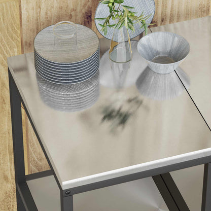 Kitchen Storage HATTEM Silver 40 x 50 x 92 cm Steel