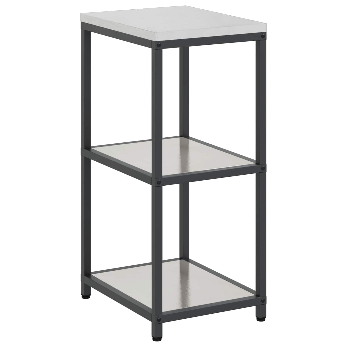 Kitchen Storage HATTEM Silver 40 x 50 x 92 cm Steel
