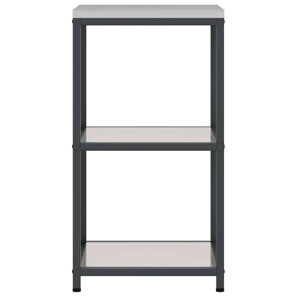 Kitchen Storage HATTEM Silver 40 x 50 x 92 cm Steel