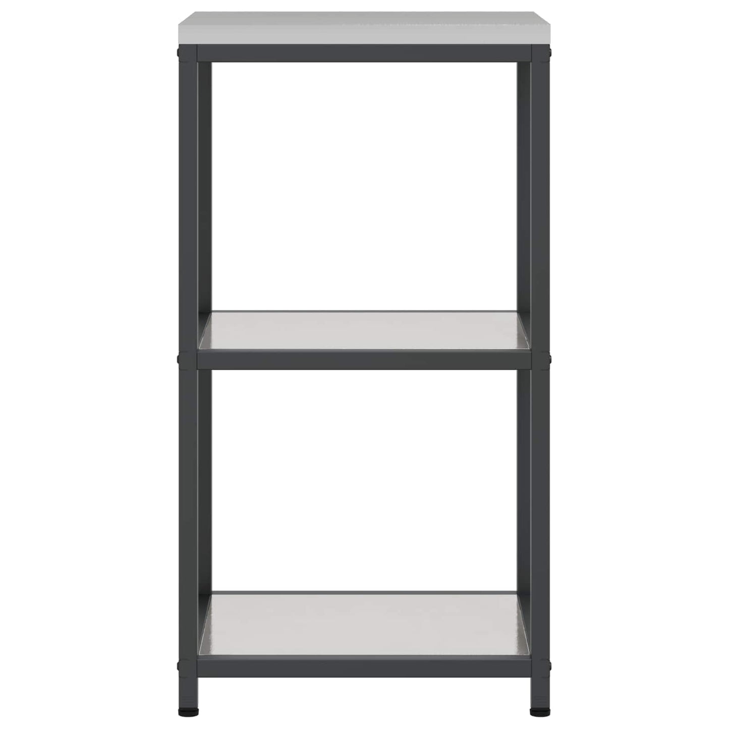 Kitchen Storage HATTEM Silver 40 x 50 x 92 cm Steel