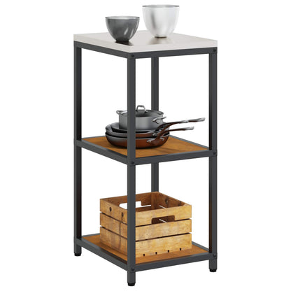 Kitchen Storage HATTEM Rusty 40 x 50 x 92 cm Steel
