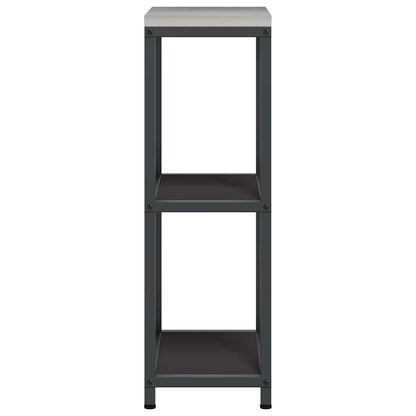 Kitchen Storage HATTEM Black 30 x 50 x 92 cm Steel