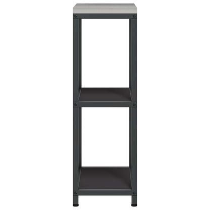 Kitchen Storage HATTEM Black 30 x 50 x 92 cm Steel