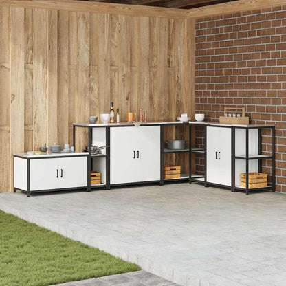 Kitchen Storage HATTEM White 30 x 50 x 92 cm Steel