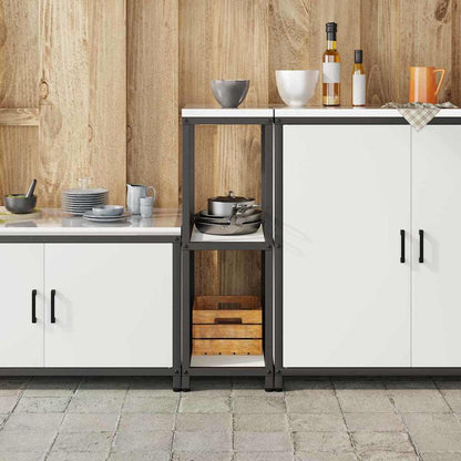Kitchen Storage HATTEM White 30 x 50 x 92 cm Steel