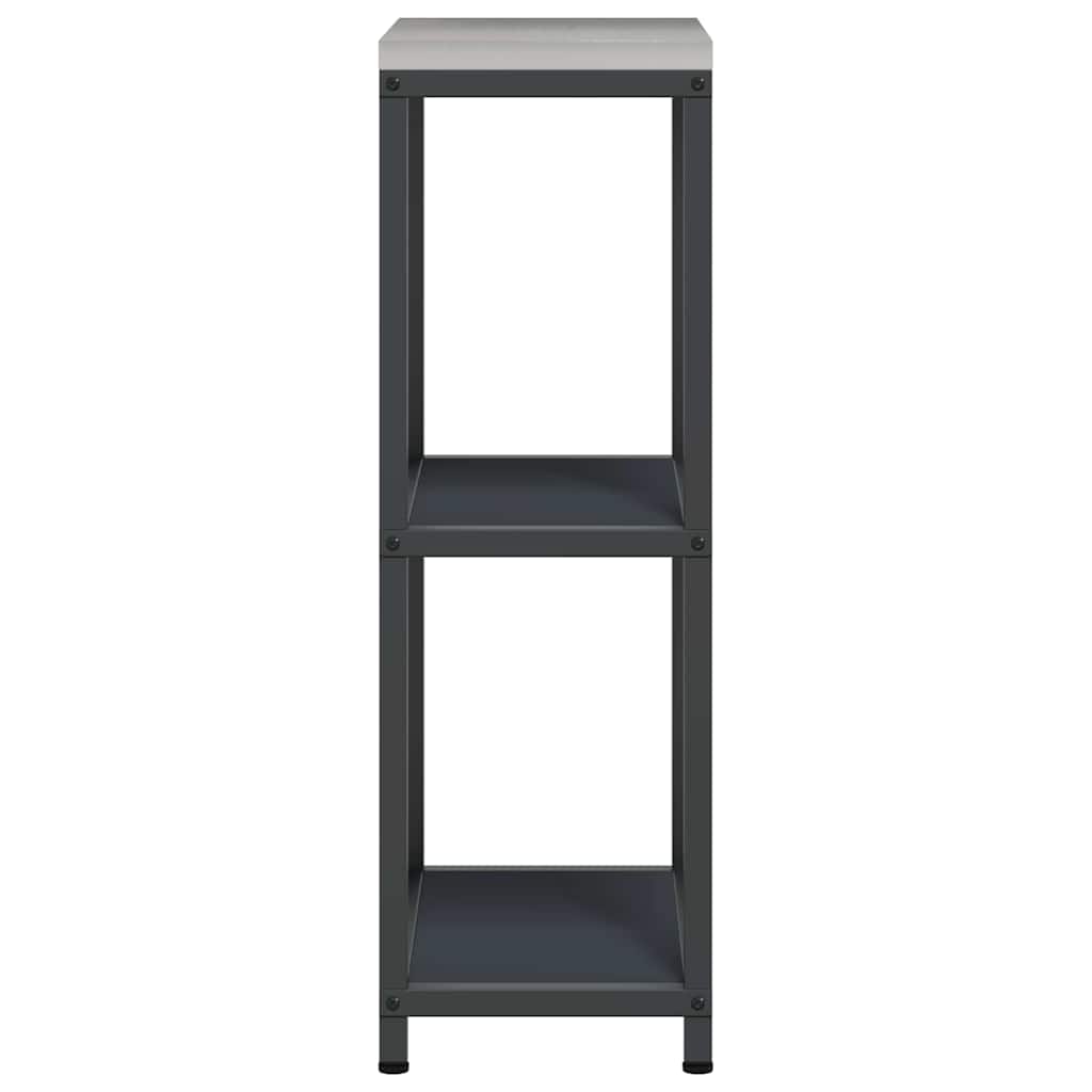 Kitchen Storage HATTEM Anthracite 30 x 50 x 92 cm Steel