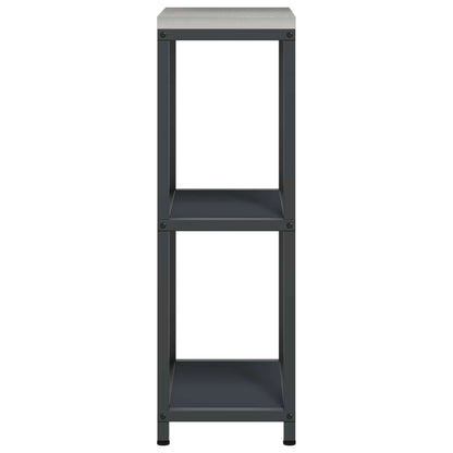 Kitchen Storage HATTEM Anthracite 30 x 50 x 92 cm Steel