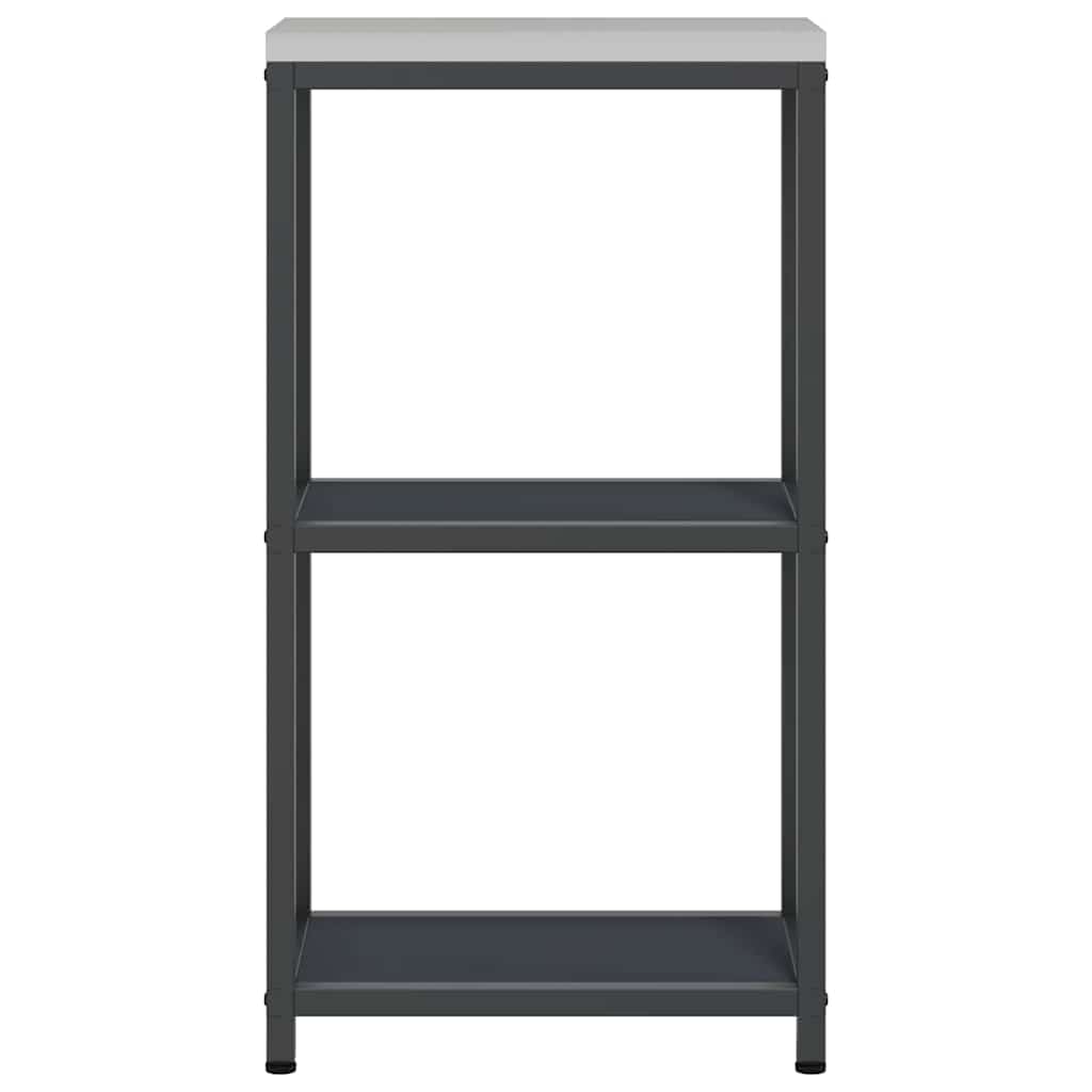 Kitchen Storage HATTEM Anthracite 30 x 50 x 92 cm Steel