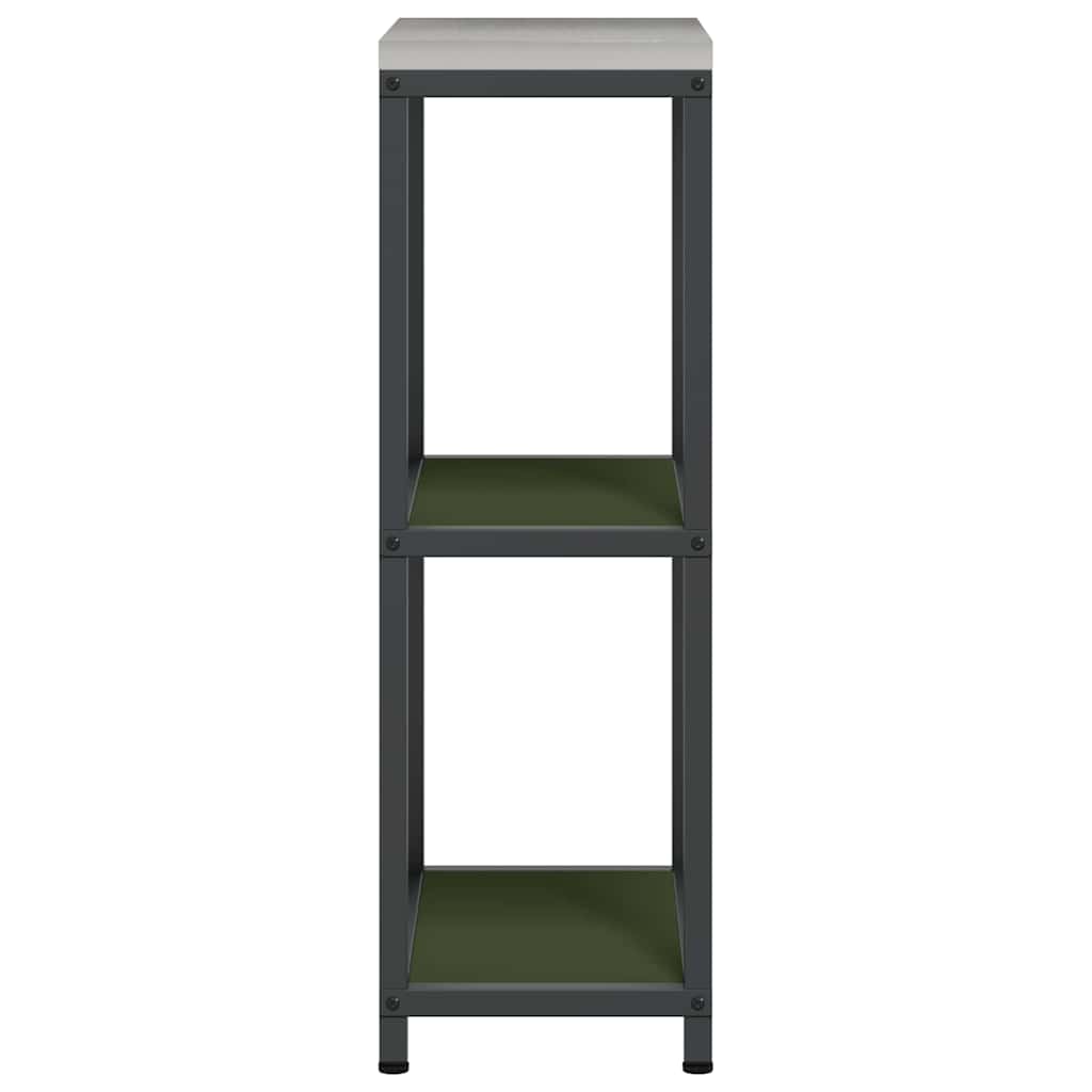 Kitchen Storage HATTEM Olive Green 30 x 50 x 92 cm Steel