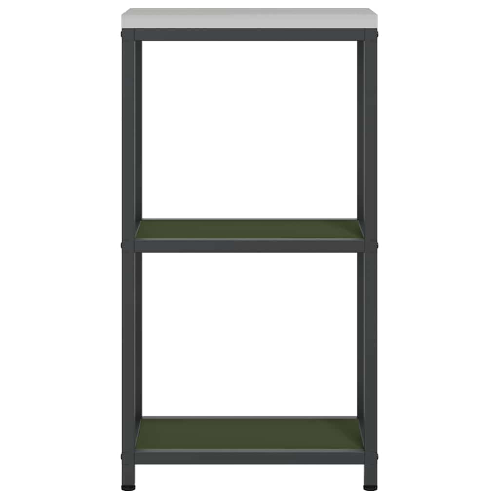 Kitchen Storage HATTEM Olive Green 30 x 50 x 92 cm Steel