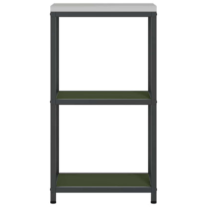 Kitchen Storage HATTEM Olive Green 30 x 50 x 92 cm Steel