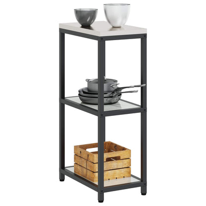 Kitchen Storage HATTEM Silver 30 x 50 x 92 cm Steel