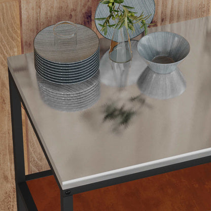 Kitchen Storage HATTEM Rusty 30 x 50 x 92 cm Steel