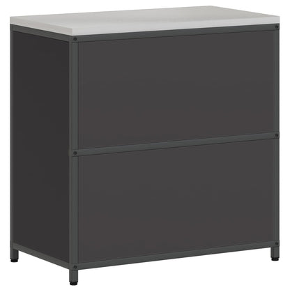 Kitchen Storage HATTEM Black 90 x 50 x 92 cm Steel