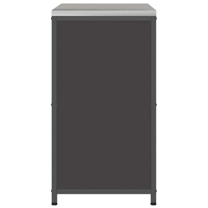Kitchen Storage HATTEM Black 90 x 50 x 92 cm Steel