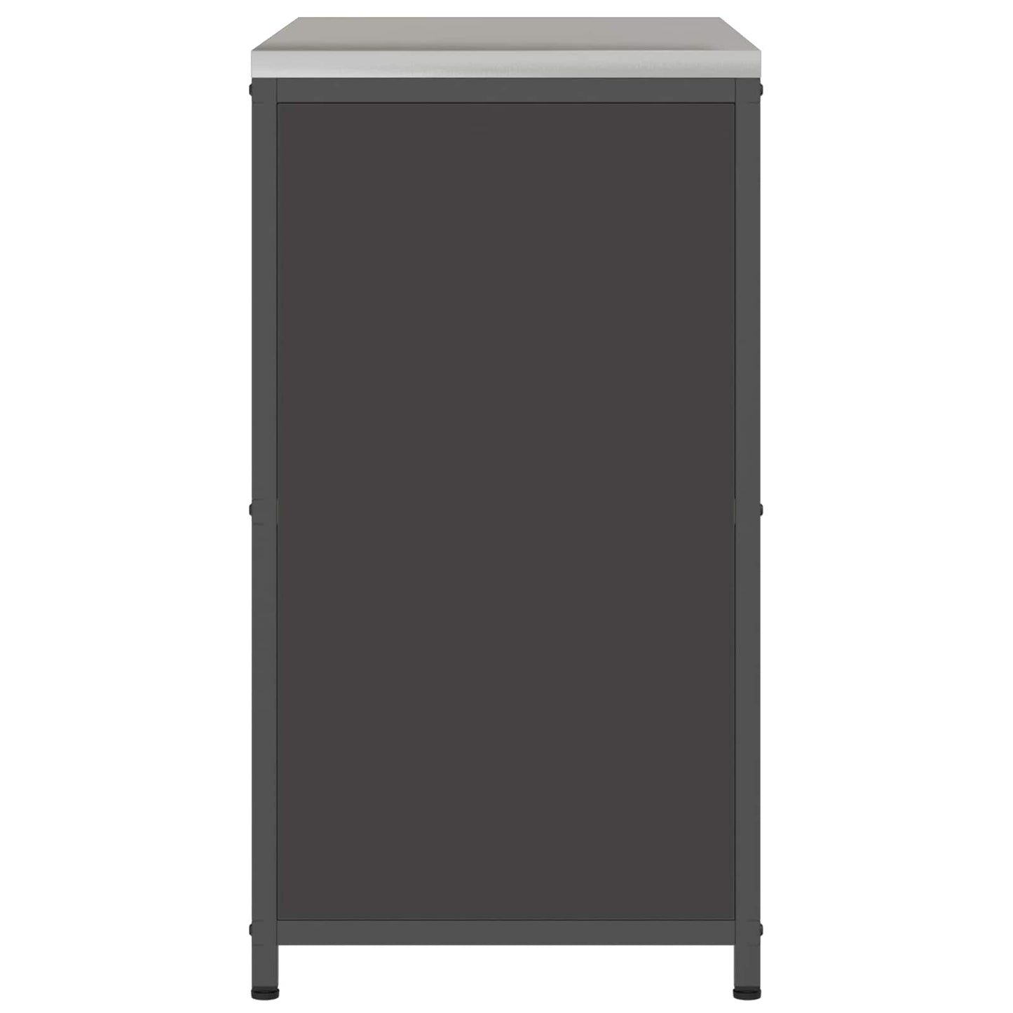 Kitchen Storage HATTEM Black 90 x 50 x 92 cm Steel