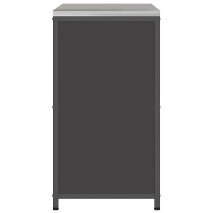 Kitchen Storage HATTEM Black 90 x 50 x 92 cm Steel