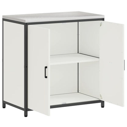 Kitchen Storage HATTEM White 90 x 50 x 92 cm Steel