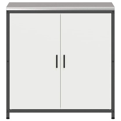 Kitchen Storage HATTEM White 90 x 50 x 92 cm Steel