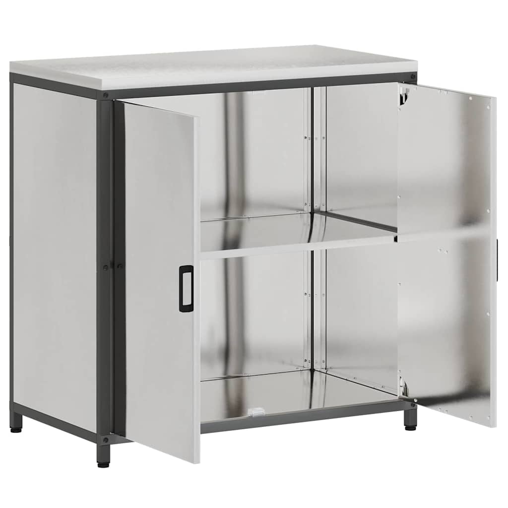 Kitchen Storage HATTEM Silver 90 x 50 x 92 cm Steel