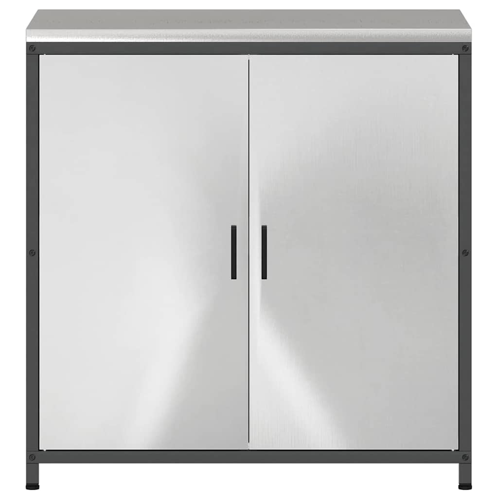 Kitchen Storage HATTEM Silver 90 x 50 x 92 cm Steel