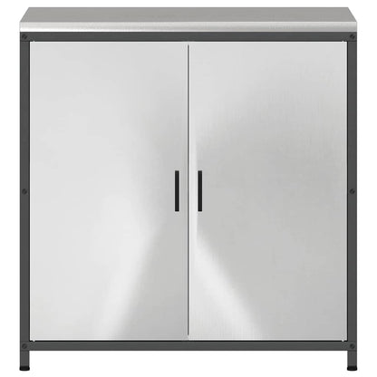 Kitchen Storage HATTEM Silver 90 x 50 x 92 cm Steel