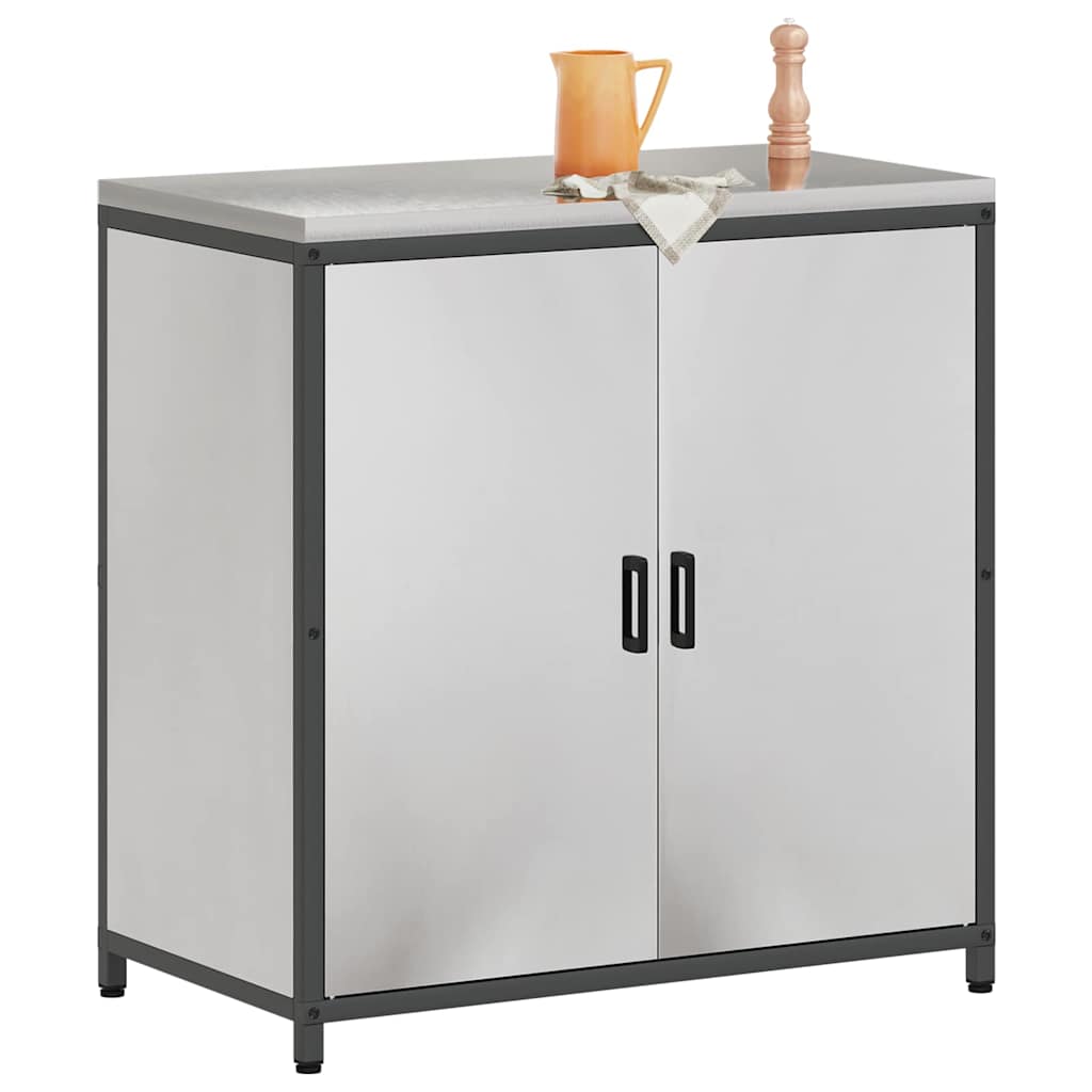 Kitchen Storage HATTEM Silver 90 x 50 x 92 cm Steel