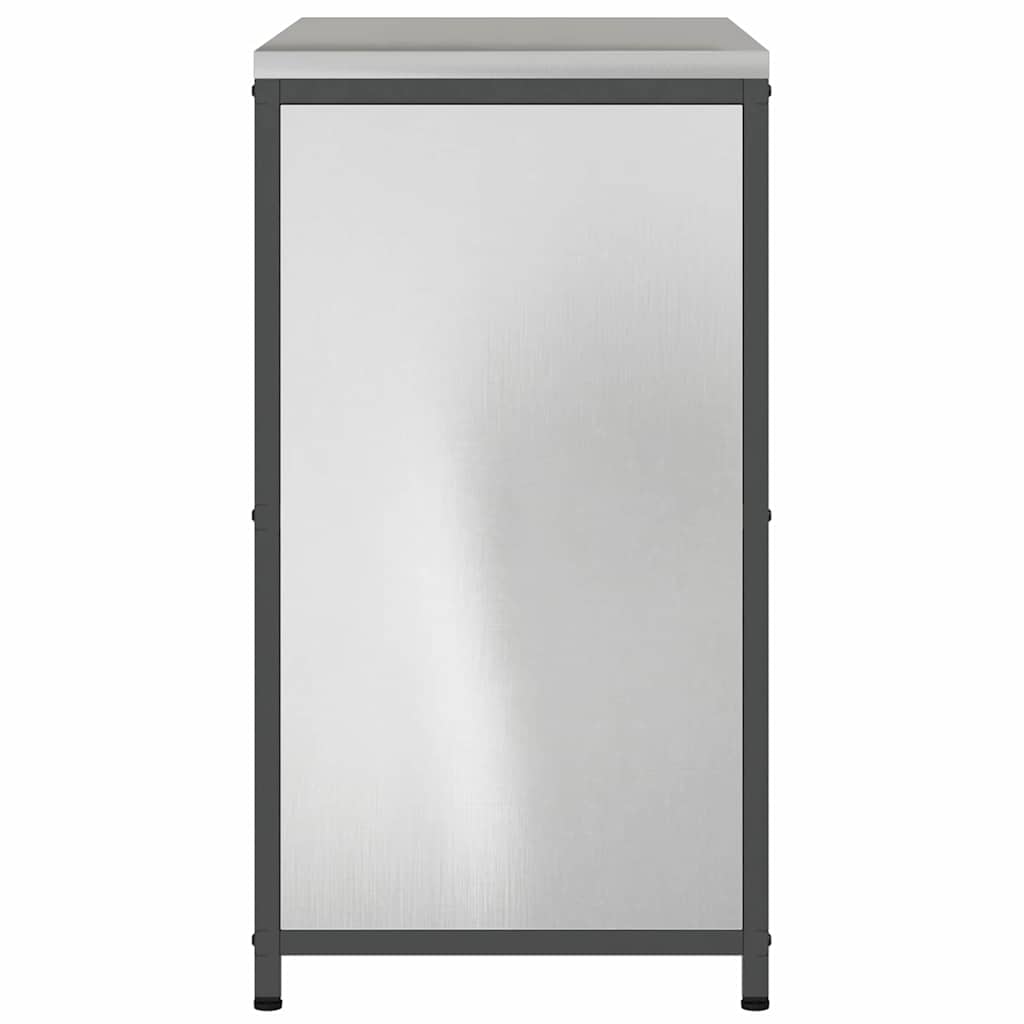 Kitchen Storage HATTEM Silver 90 x 50 x 92 cm Steel