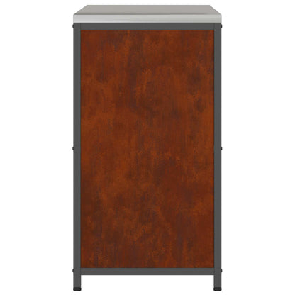 Kitchen Storage HATTEM Rusty 90 x 50 x 92 cm Steel