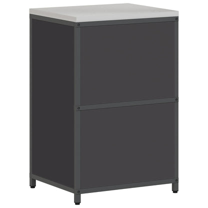 Kitchen Storage HATTEM Black 60 x 50 x 92 cm Steel