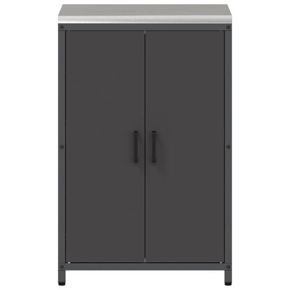 Kitchen Storage HATTEM Black 60 x 50 x 92 cm Steel