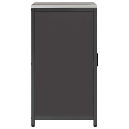 Kitchen Storage HATTEM Black 60 x 50 x 92 cm Steel