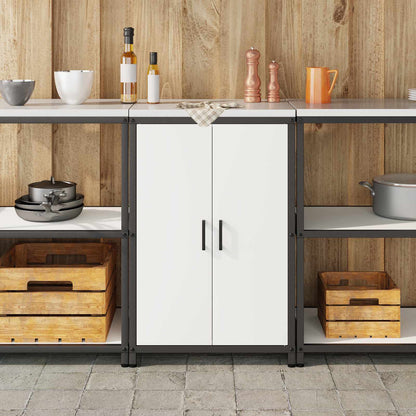 Kitchen Storage HATTEM White 60 x 50 x 92 cm Steel