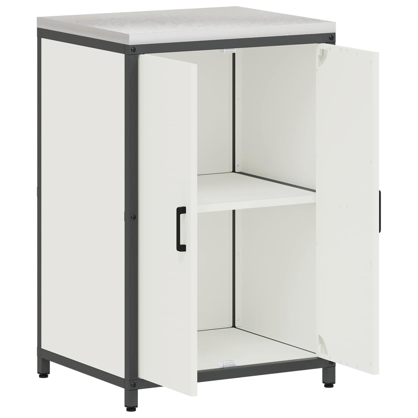 Kitchen Storage HATTEM White 60 x 50 x 92 cm Steel
