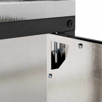 Kitchen Storage HATTEM Silver 60 x 50 x 92 cm Steel