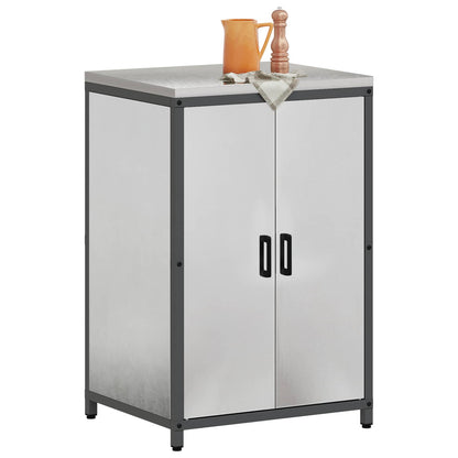 Kitchen Storage HATTEM Silver 60 x 50 x 92 cm Steel