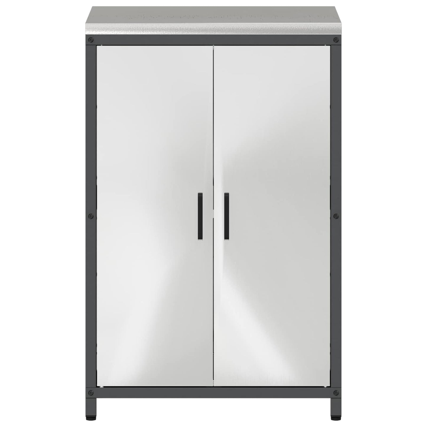 Kitchen Storage HATTEM Silver 60 x 50 x 92 cm Steel