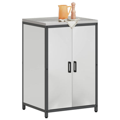 Kitchen Storage HATTEM Silver 60 x 50 x 92 cm Steel